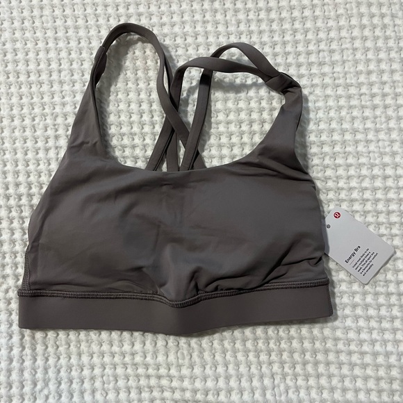 Mauve Lululemon Energy Sports Bra - Picture 1 of 4